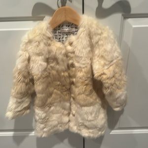Carbon Soldier Size 2 Faux Fur Coat.  Veey good condition.